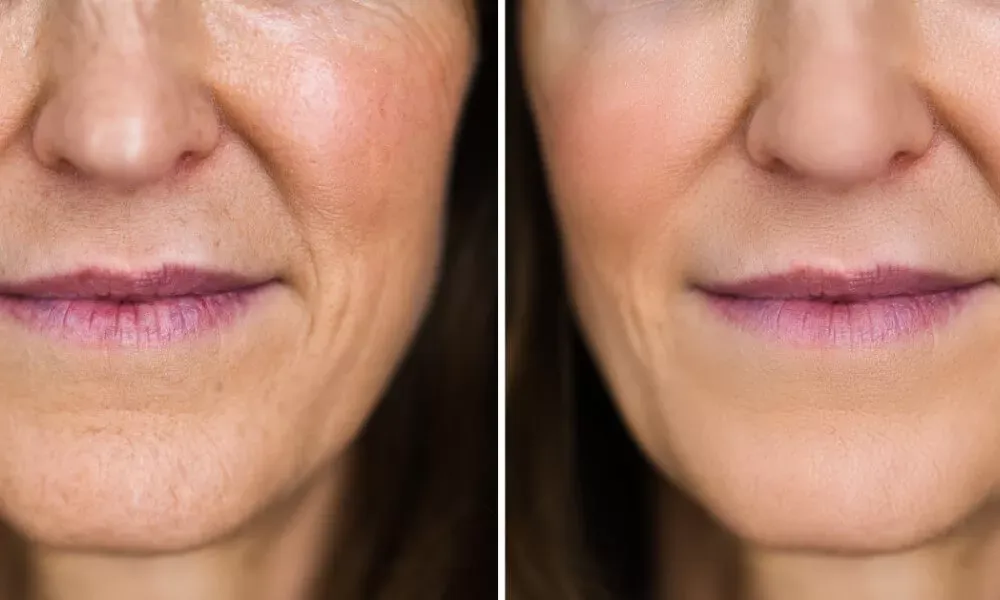 Vertical Mouth Lines Treatment